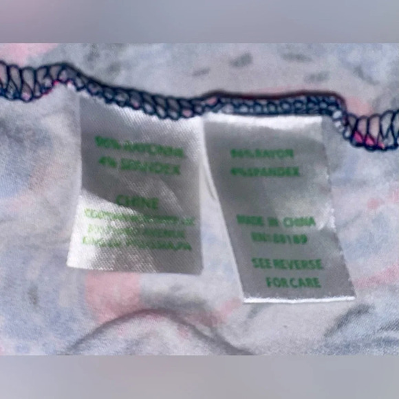 Lilly Pulitzer Dani Mini Swing Dress Medium Blue Pink high tide its for shore - Picture 6 of 7